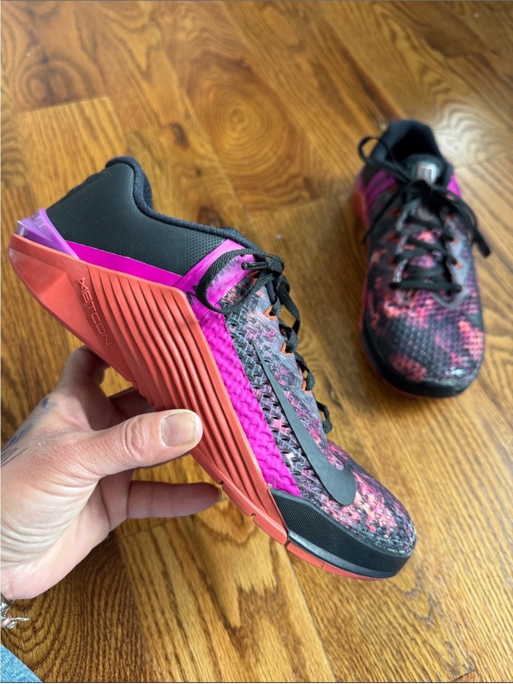 Nike Big Kids Metcon 6 'Martian Sunrise' Athletic Shoes/Sneakers Sz 5.5 Black